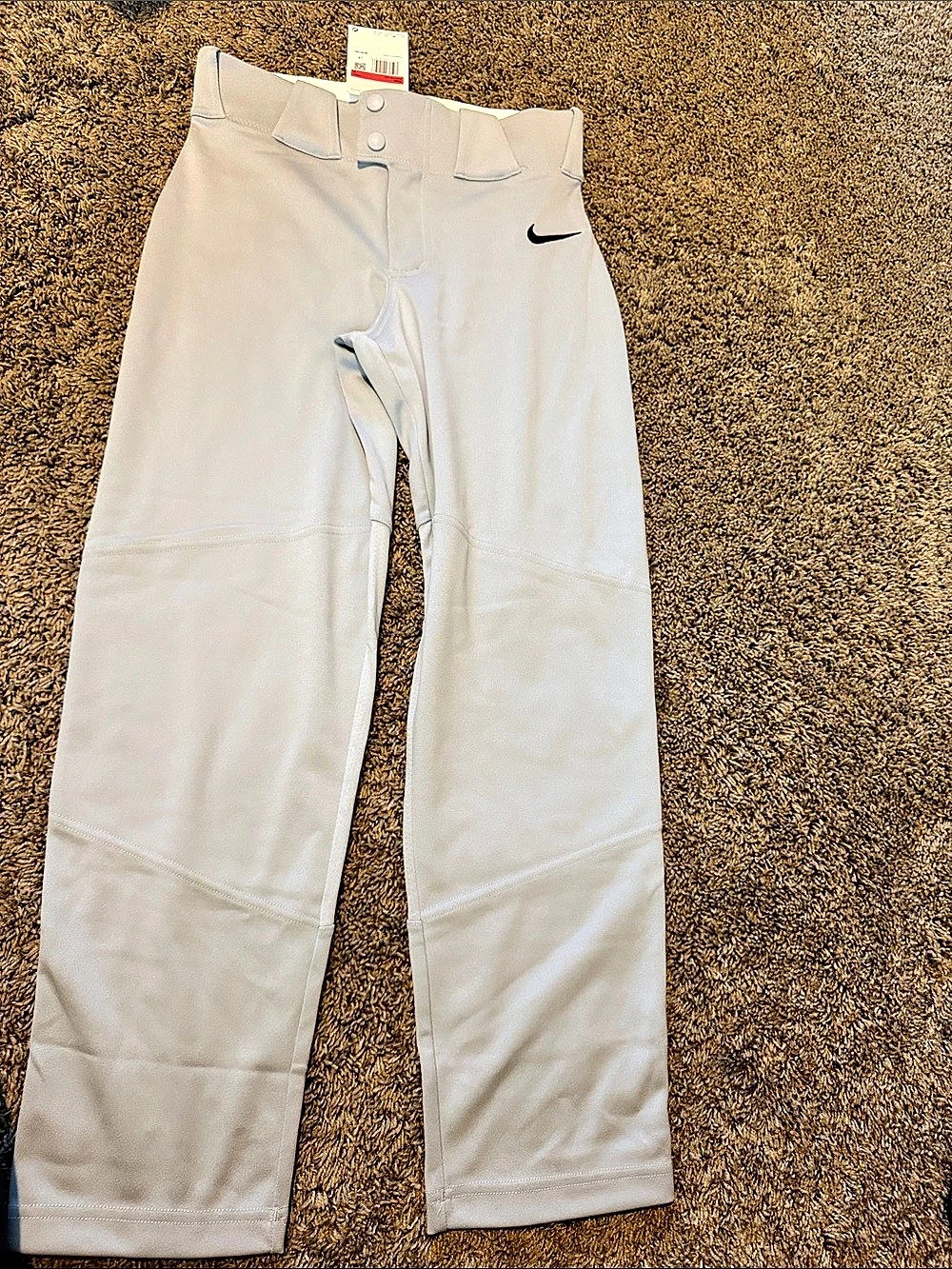 Nike Team Dri-Fitbaseball pants Baseball Pants Grey Kids Large NWT